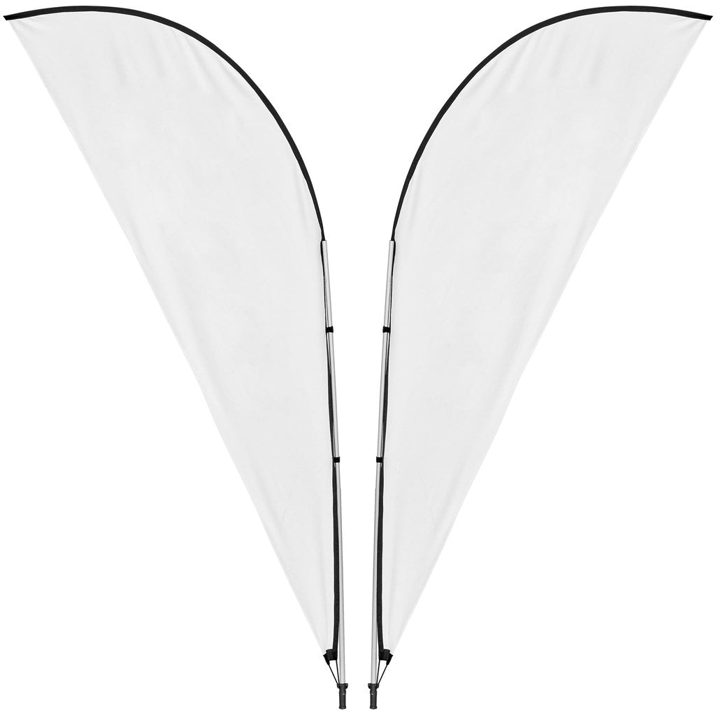 Legend 3M Sublimated Sharkfin Double-Sided Flying Banner - 1 complete unit - Image 10
