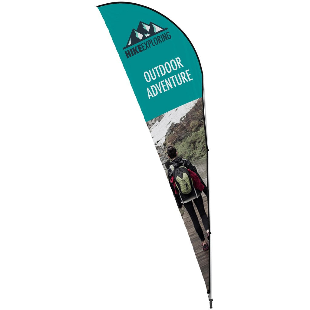 Legend 4M Sublimated Sharkfin Double-Sided Flying Banner - 1 complete unit - Image 4