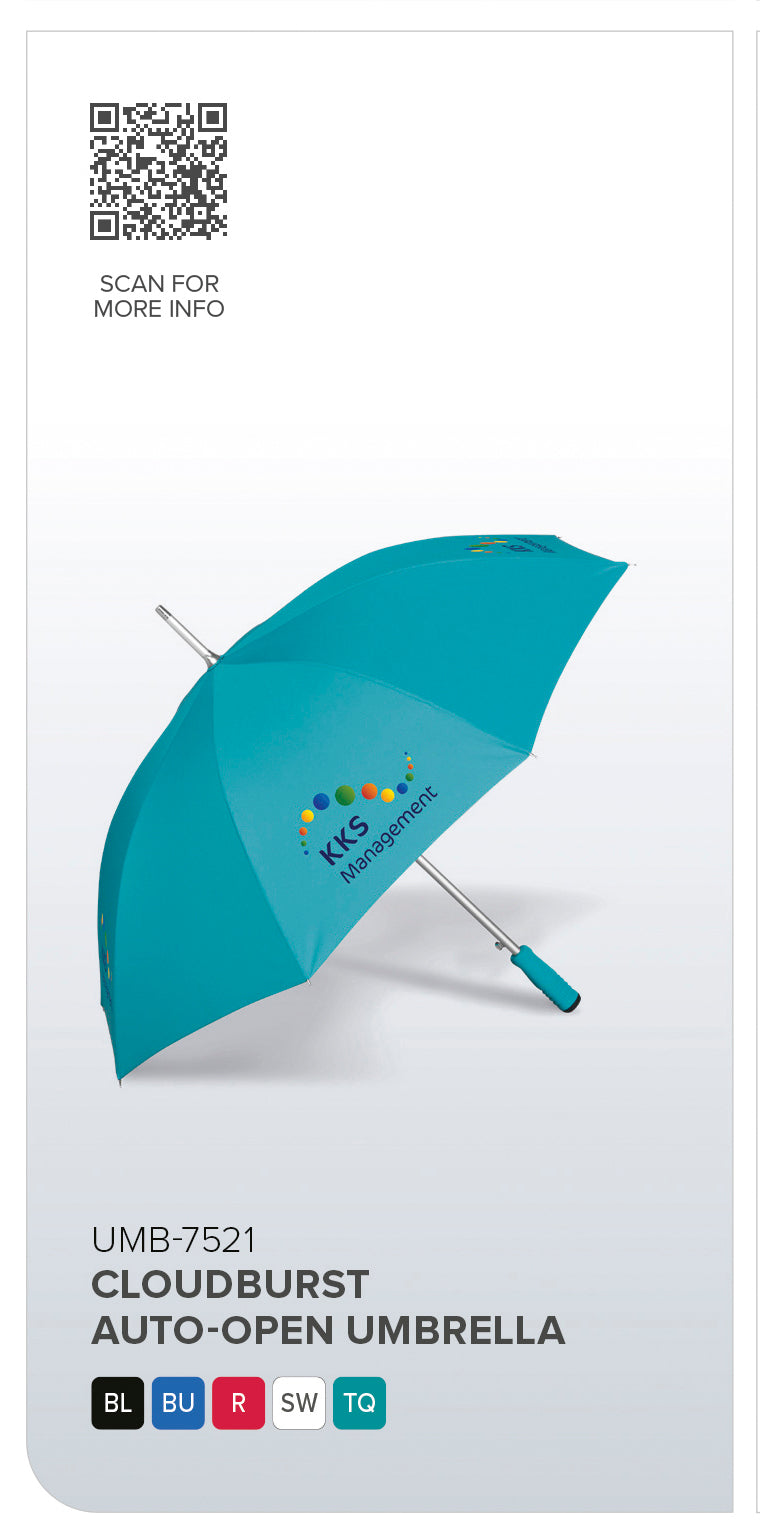 Cloudburst Auto-Open Umbrella - Image 3