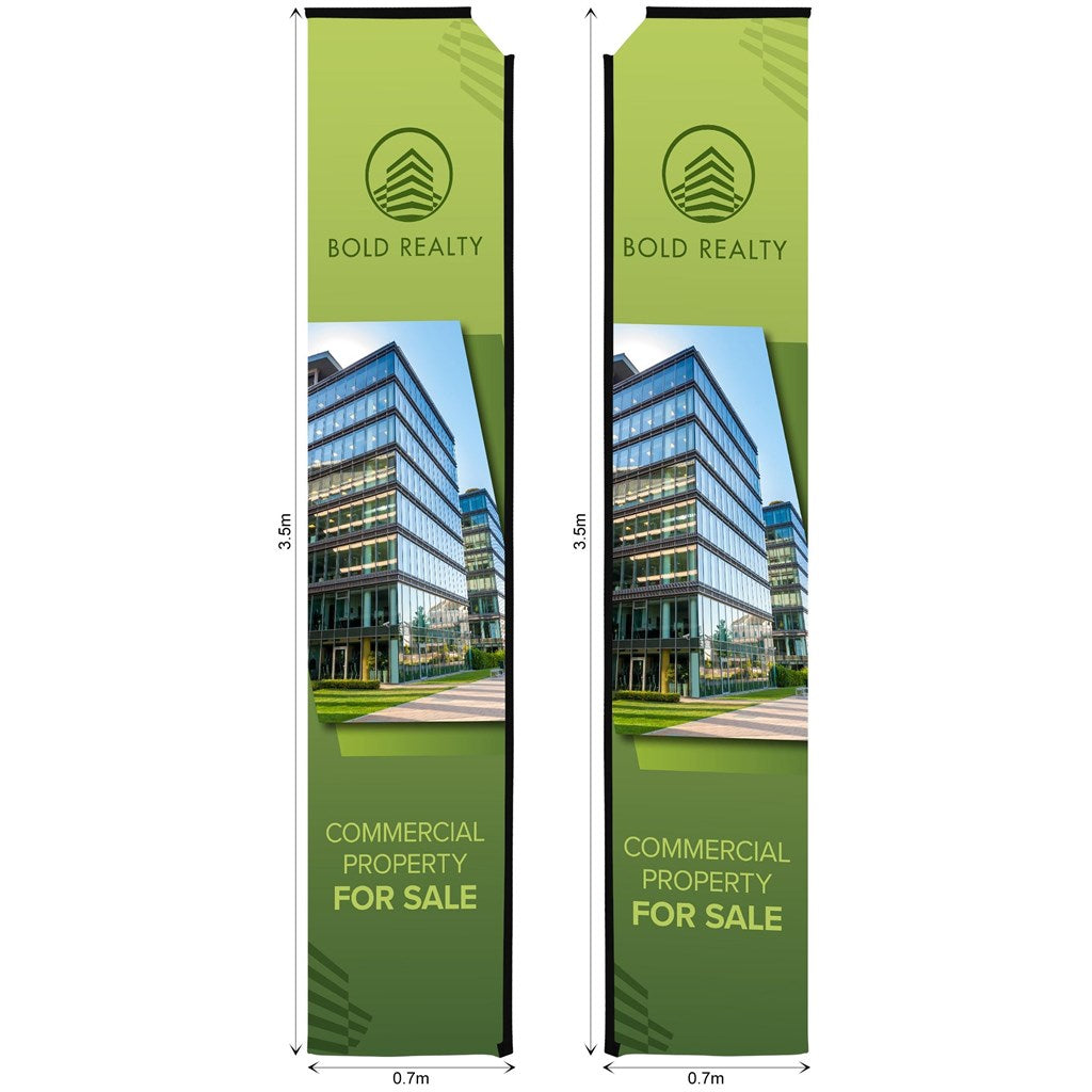 Legend 4m Sublimated Telescopic Double-Sided Flying Banner Skin (Excludes Hardware) - Image 3