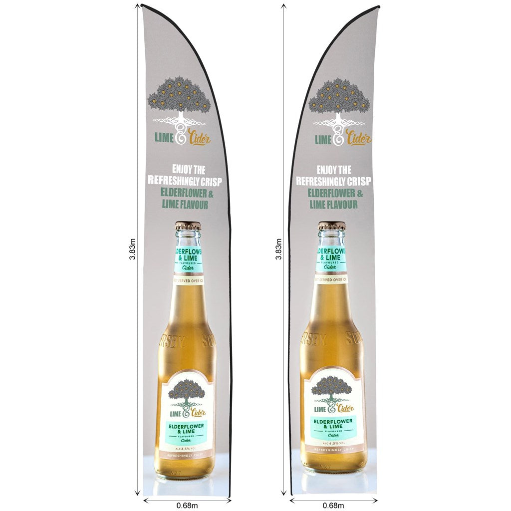 Legend 3m Sublimated Arcfin Double-Sided Flying Banner Skin (Excludes Hardware) - Image 3