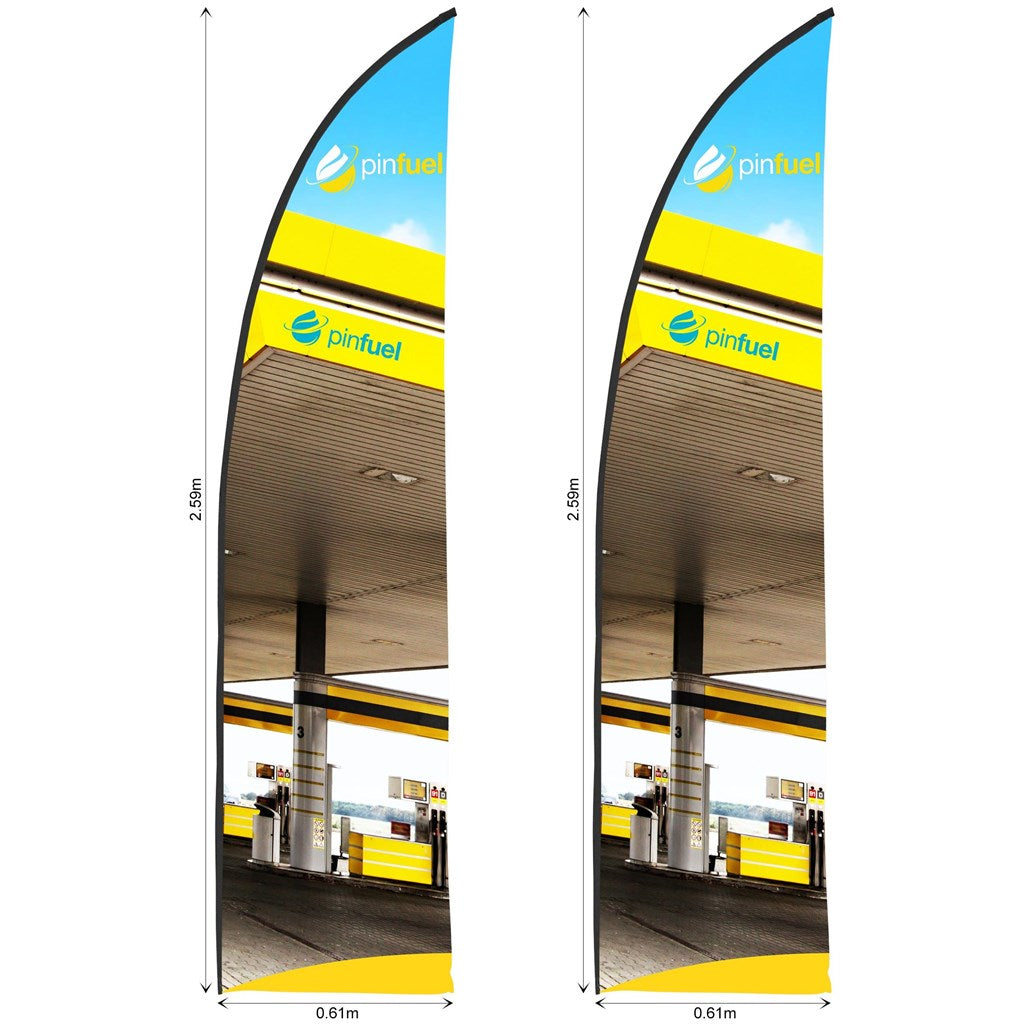 Legend 2m Sublimated Arcfin Flying Banner Skin - Set Of 2 (Excludes Hardware) - Image 3
