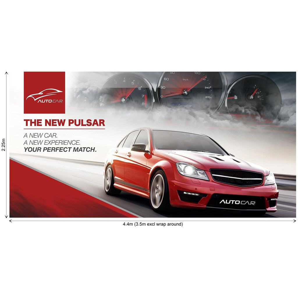 Legend Curved Banner Wall Skin with Wings 4.4m x 2.25m (Excludes Hardware) - Image 3