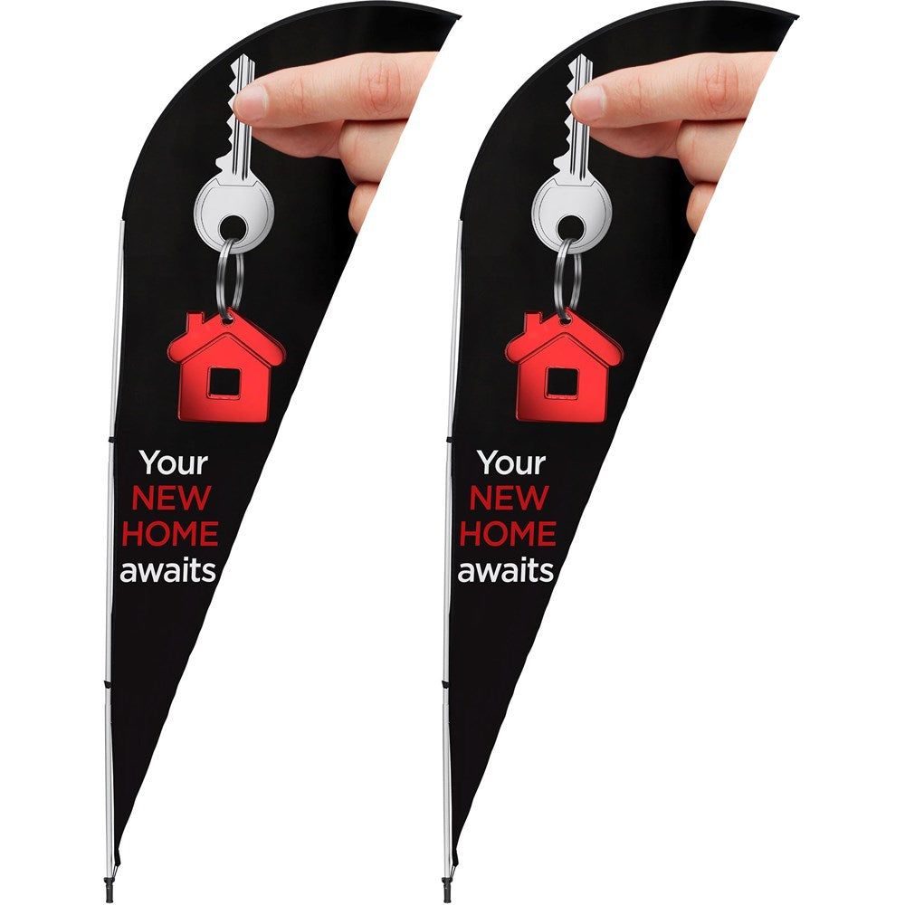 Legend 2m Sharkfin Flying Banner (Set of 2) - Image 9